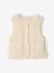Gilet fille sans manches en sherpa vanille+vert 6 - vertbaudet enfant 