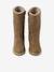 Bottes enfant fille synthétique fourrée zippées camel 4 - vertbaudet enfant 