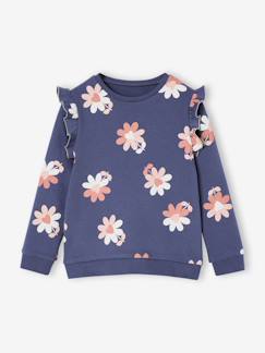 -Sweat à volants fille détails fantaisie