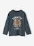Tee-shirt motif animal garçon blanc+bleu pétrole+vert sapin 4 - vertbaudet enfant 