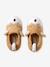 Chaussons aspect peluche shiba enfant beige 2 - vertbaudet enfant 