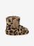 Chaussons montants enfant beige imprimé+rose 3 - vertbaudet enfant 