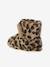 Chaussons montants enfant beige imprimé+rose 4 - vertbaudet enfant 
