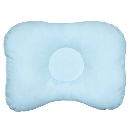 Coussin cale-tête ergonomique en gaze de coton jeanne Beige+Blanc+Bleu+Camel+Écru+Rose+Terracotta+Vert de gris 12 - vertbaudet enfant 