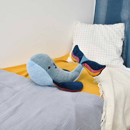 Peluche baleine bleue 30 cm Bleu 2 - vertbaudet enfant 