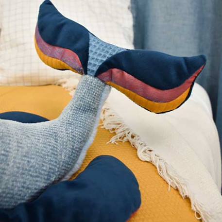 Peluche baleine bleue 30 cm Bleu 3 - vertbaudet enfant 