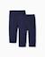 Pack 2 paires de leggings Bleu foncé 1 - vertbaudet enfant 
