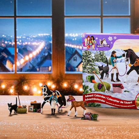 Calendrier de l'avent horse club 2 Violet 3 - vertbaudet enfant 