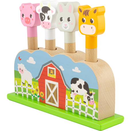 Pop-up animaux de la ferme Beige 4 - vertbaudet enfant 