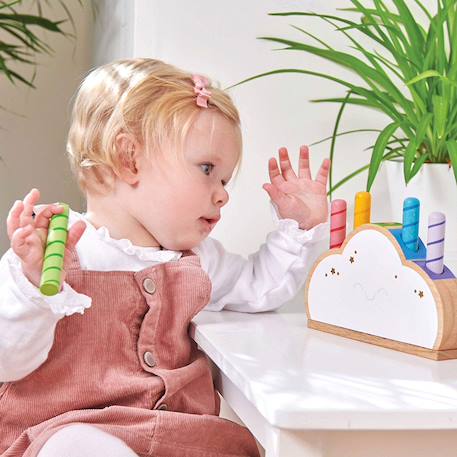 Nuage arc-en-ciel pop-up Blanc 5 - vertbaudet enfant 