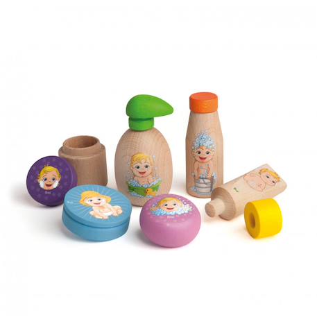 Ensemble de soins pour poupées Beige 1 - vertbaudet enfant 