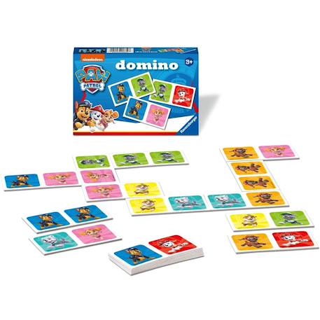 Jeu de domino pat'patrouille Bleu 2 - vertbaudet enfant 