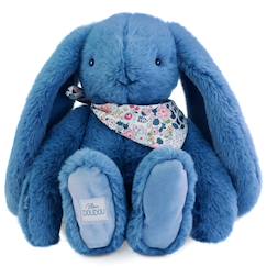 Jouet-Premier âge-Peluche lapin fleurette 35 cm