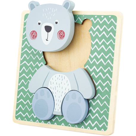 Mini-puzzles forêt Beige 5 - vertbaudet enfant 