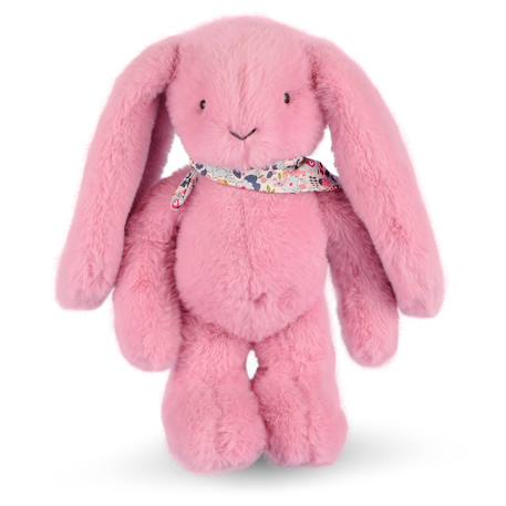 Peluche lapin fleurette 35 cm Blanc+Bleu+Orange+Rose+Vert 22 - vertbaudet enfant 