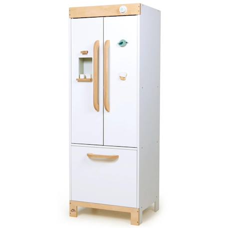 Réfrigérateur en bois Blanc 1 - vertbaudet enfant 