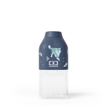 Bouteille enfant en tritan™ 330ml positive s Bleu+Bleu dino+Bleu wolf+Cannelle fox+Rose+Rose birds+Vert forest+Vert raccoon 8 - vertbaudet enfant 
