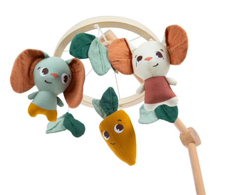Mobile bébé en bois wooden adventures Garden of adventures 1 - vertbaudet enfant 