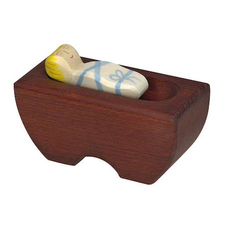 Figurine crèche de noël - enfant jésus Marron 1 - vertbaudet enfant 