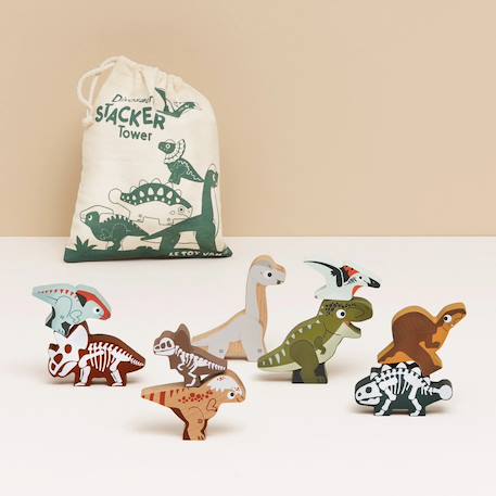 Dinosaures à empiler Beige 2 - vertbaudet enfant 