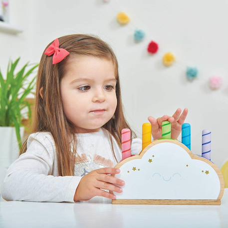 Nuage arc-en-ciel pop-up Blanc 6 - vertbaudet enfant 