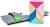 Prism pocket pouch blossom 6 pcs Bleu 1 - vertbaudet enfant 