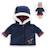 Manteau corolle en fêtes pour poupon 30 cm Bleu 3 - vertbaudet enfant 