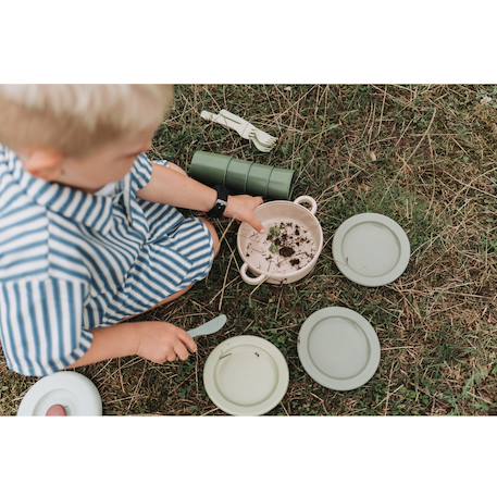 Set de repas en filet 22 pcs Vert 5 - vertbaudet enfant 