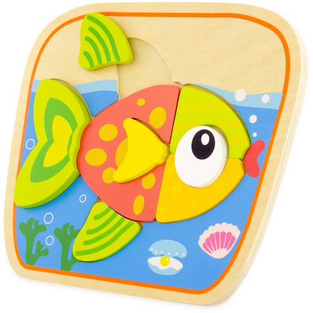 Puzzle poisson Marron 1 - vertbaudet enfant 