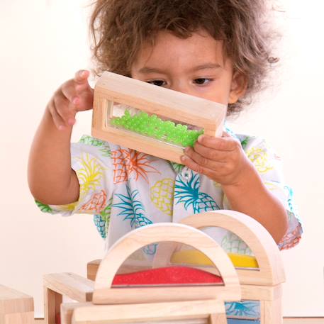 18 blocs sensoriels Beige 2 - vertbaudet enfant 