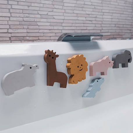 Waterfun set - 6 animaux safari Multi-coloured 1 - vertbaudet enfant 