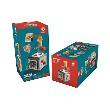 Cube de motricité 10 en 1 Bleu 5 - vertbaudet enfant 