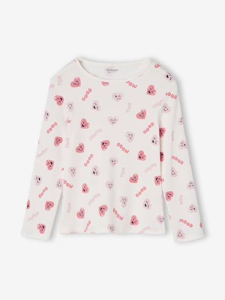 Lot de 2 pyjamas fille coeurs en côtes marine 4 - vertbaudet enfant 