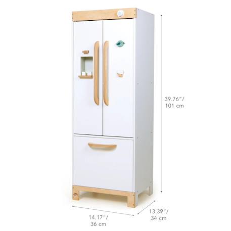 Réfrigérateur en bois Blanc 5 - vertbaudet enfant 
