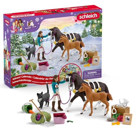 Calendrier de l'avent horse club 2 Violet 1 - vertbaudet enfant 