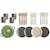 Set de repas en filet 22 pcs Vert 2 - vertbaudet enfant 