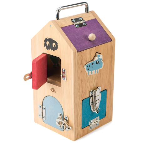 Boîte de verrouillage monstres Beige 1 - vertbaudet enfant 