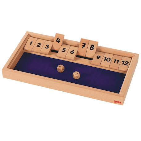 Shut the box - jeu de dés Bleu 2 - vertbaudet enfant 