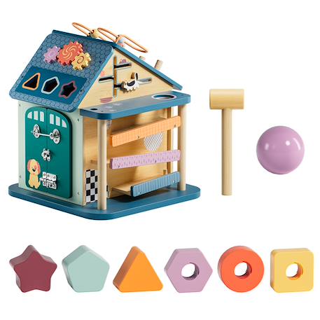 Maison d'activités 12-en-1 Multicolore 3 - vertbaudet enfant 
