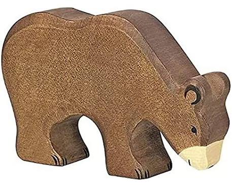 Figurine ours brun Marron 2 - vertbaudet enfant 