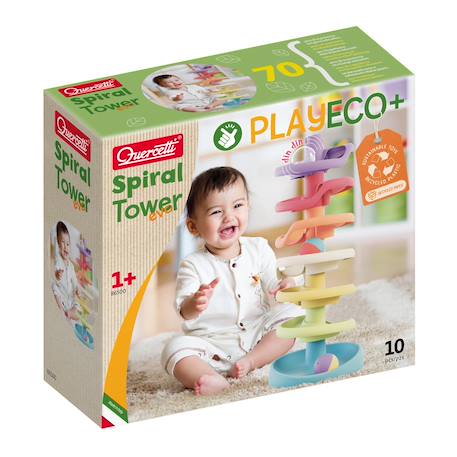 Play eco - spiral tower Vert 1 - vertbaudet enfant 