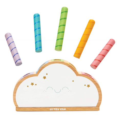 Nuage arc-en-ciel pop-up Blanc 2 - vertbaudet enfant 