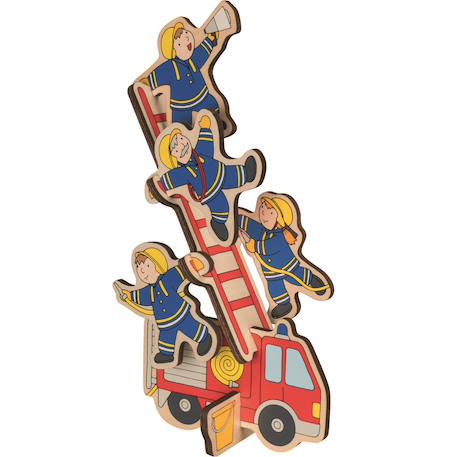 Puzzle à empiler pompiers Beige 2 - vertbaudet enfant 