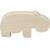 Hippopotame pompon Beige 4 - vertbaudet enfant 