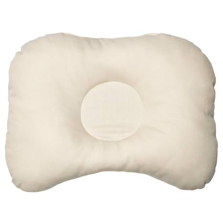 Coussin cale-tête ergonomique en gaze de coton jeanne Beige+Blanc+Bleu+Camel+Écru+Rose+Terracotta+Vert de gris 3 - vertbaudet enfant 