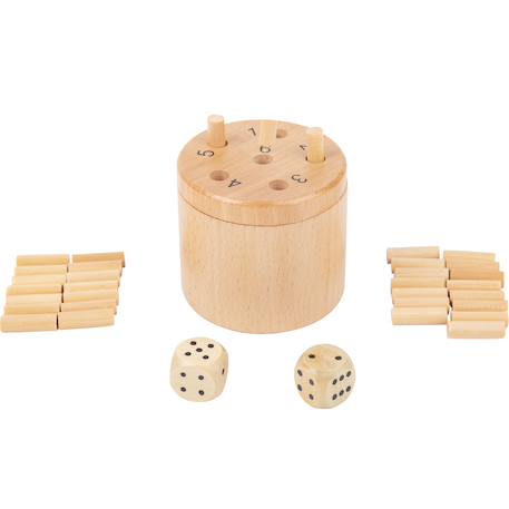Jeu de dés 6 dehors Beige 1 - vertbaudet enfant 