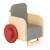 Famille de poupées avec fauteuil roulant Beige 6 - vertbaudet enfant 