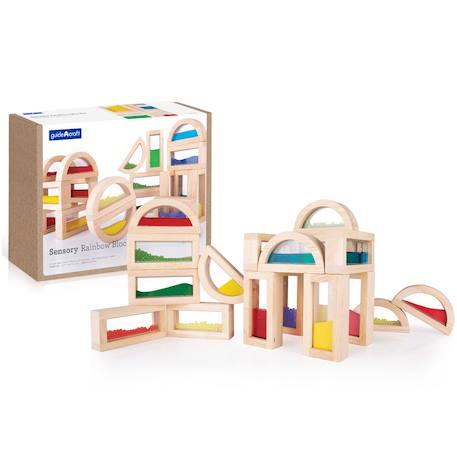 18 blocs sensoriels Beige 1 - vertbaudet enfant 