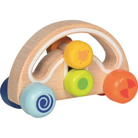 Voiture ronde à saisir Beige 2 - vertbaudet enfant 