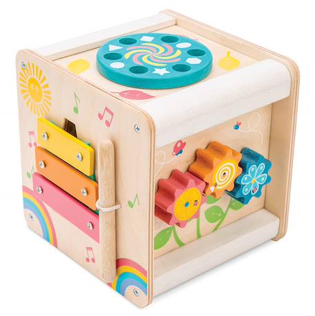 Petit cube d'activités Beige 1 - vertbaudet enfant 